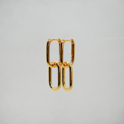 Daisy earrings gold