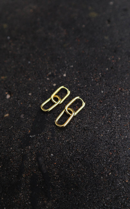 Daisy earrings gold