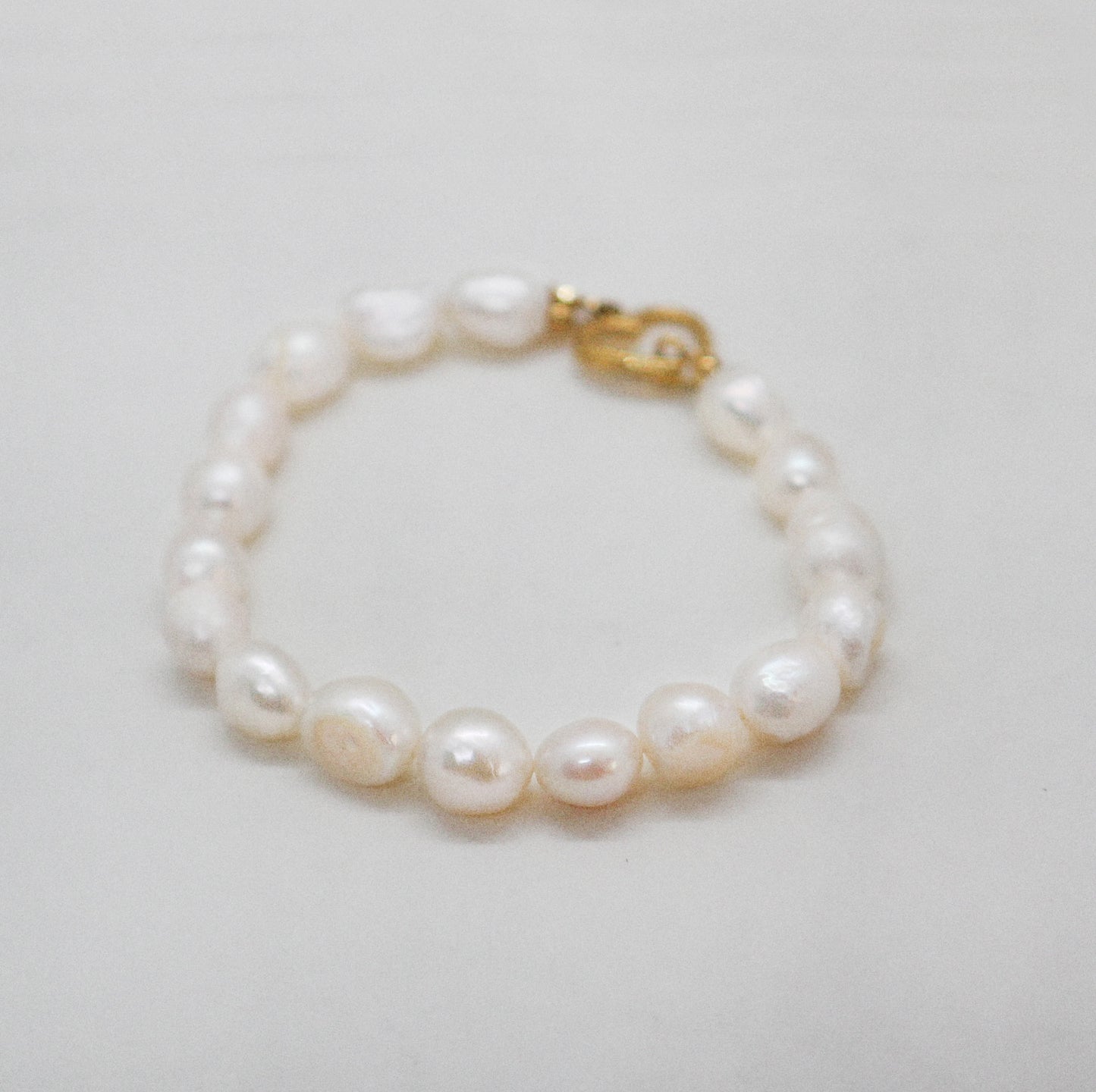 Pearl heart bracelet