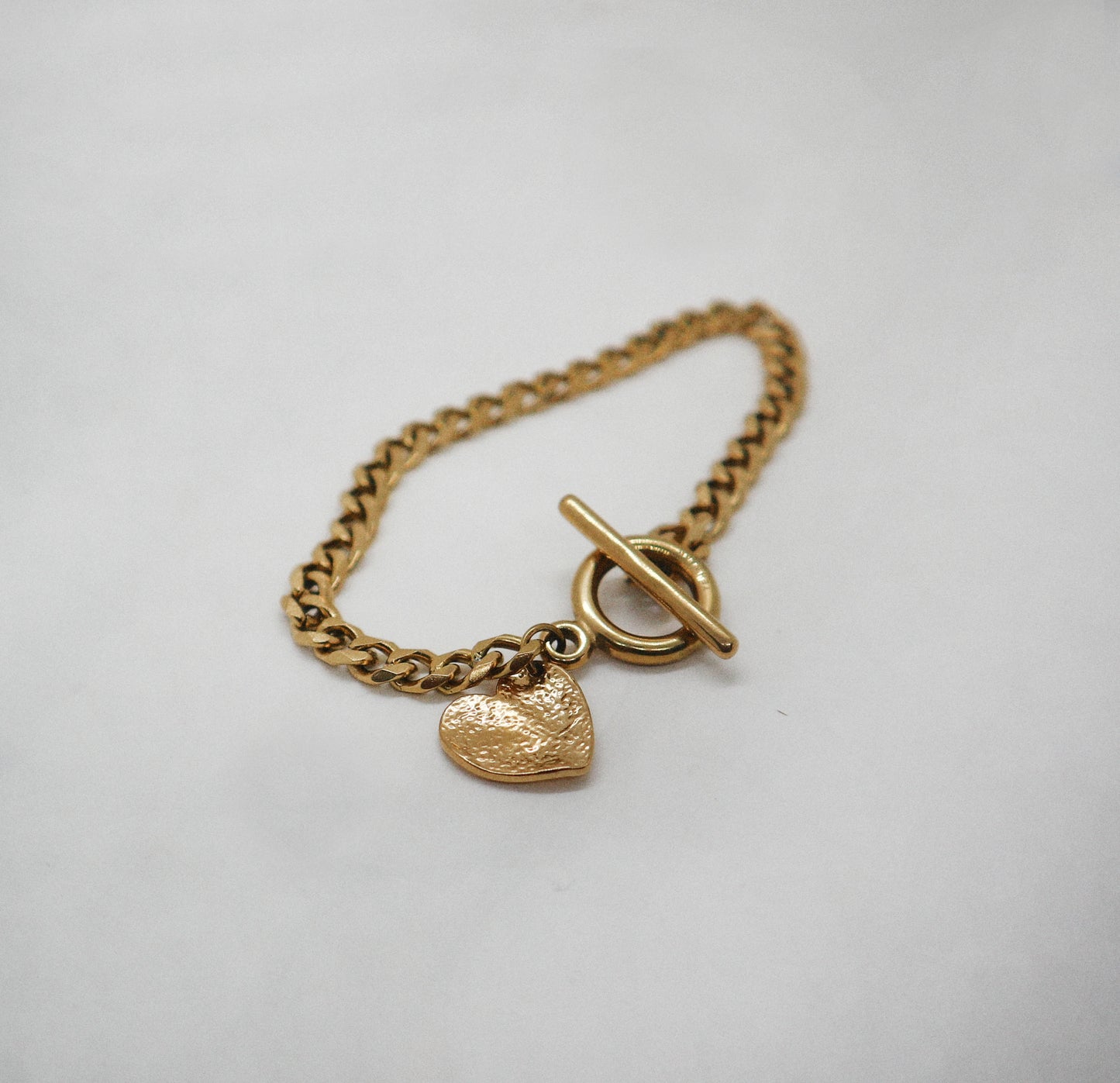 Haki heart bracelet