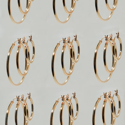Kylie big hoop earrings
