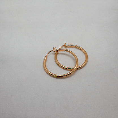 Kylie medium hoop earrings
