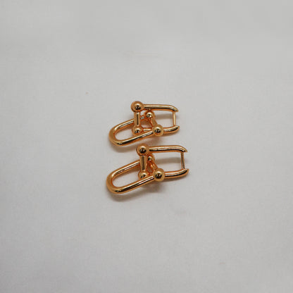 Shackles golden earrings