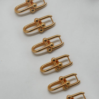 Shackles golden earrings