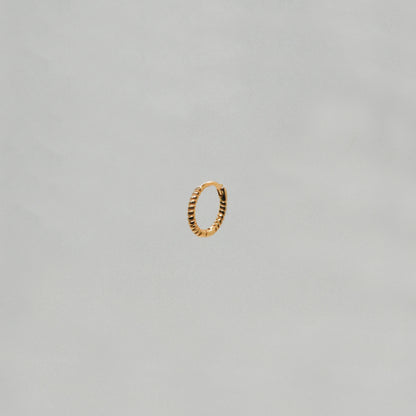 Hailey hoop earrings 10 mm gold