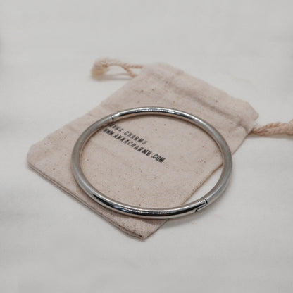 Rens rond bangel silver bracelet