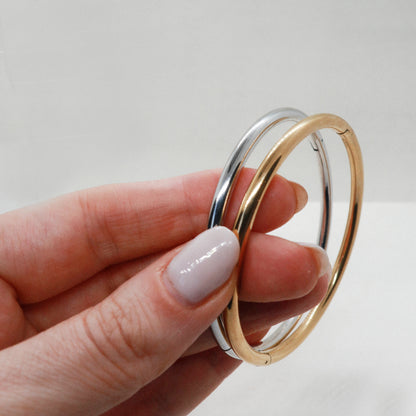 Rens rond bangel silver bracelet