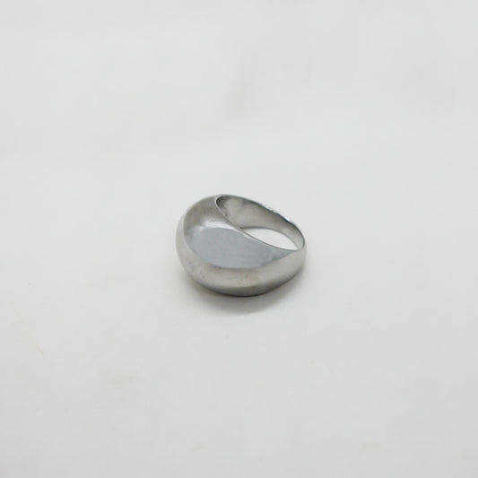 Big bold silver ring