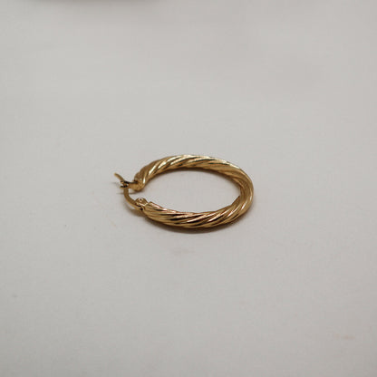 Noor twisted earrings 30mm